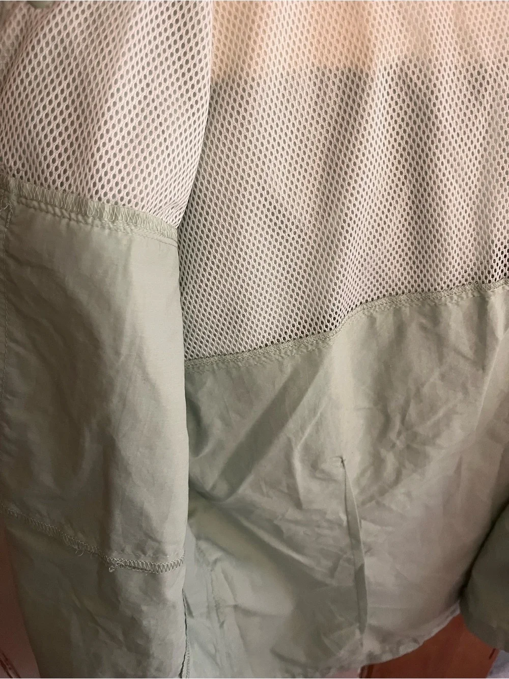 L.L. Bean Men's Lightweight Shirt Jacket in Sage Green